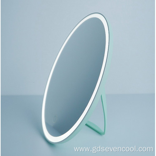 Oval 6000K Mirror Led Desktop Makeup Mirror